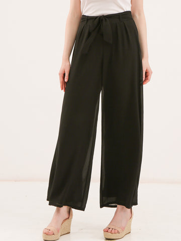 Tie Knot Wide Pants